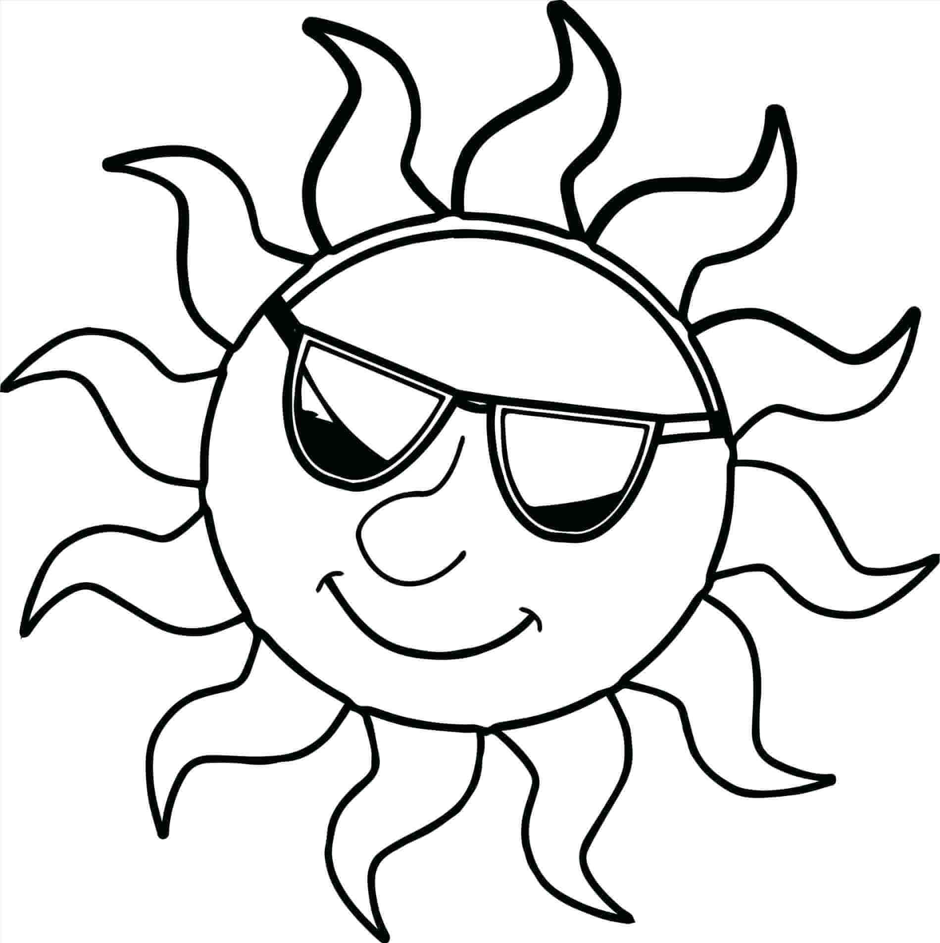 Viileä aurinko Värityskuva
