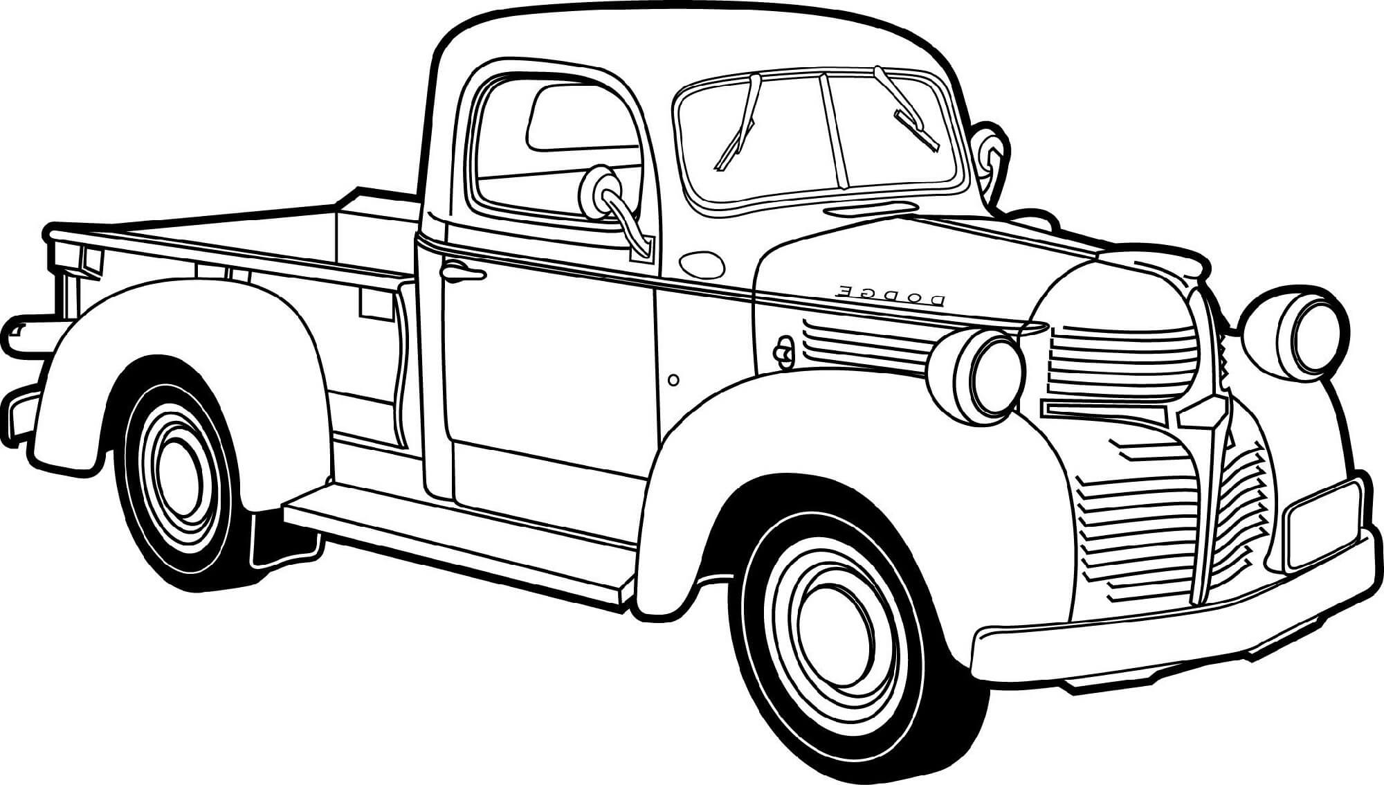 Kuorma-auto Värityskuvat