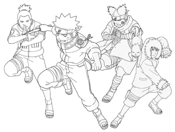 Naruto-universumin vahvimmat taistelijat Värityskuva