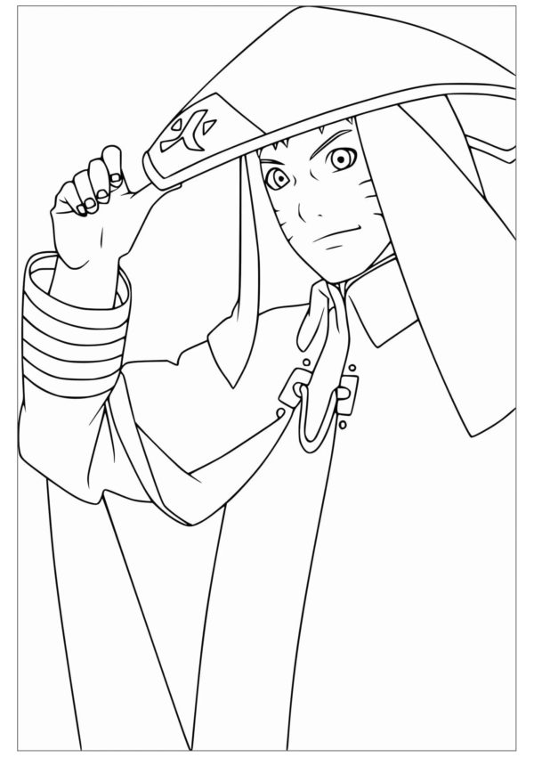 Vaikuttava Hokage Värityskuva