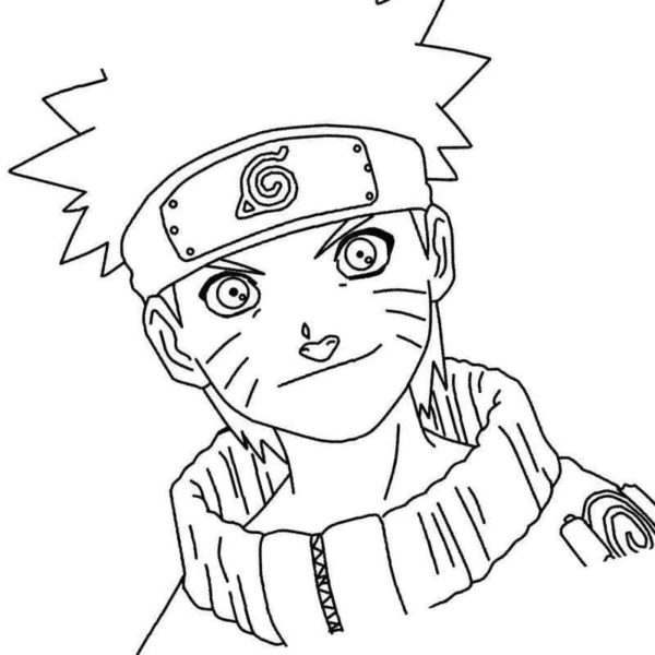 Voittamaton Naruto Värityskuva