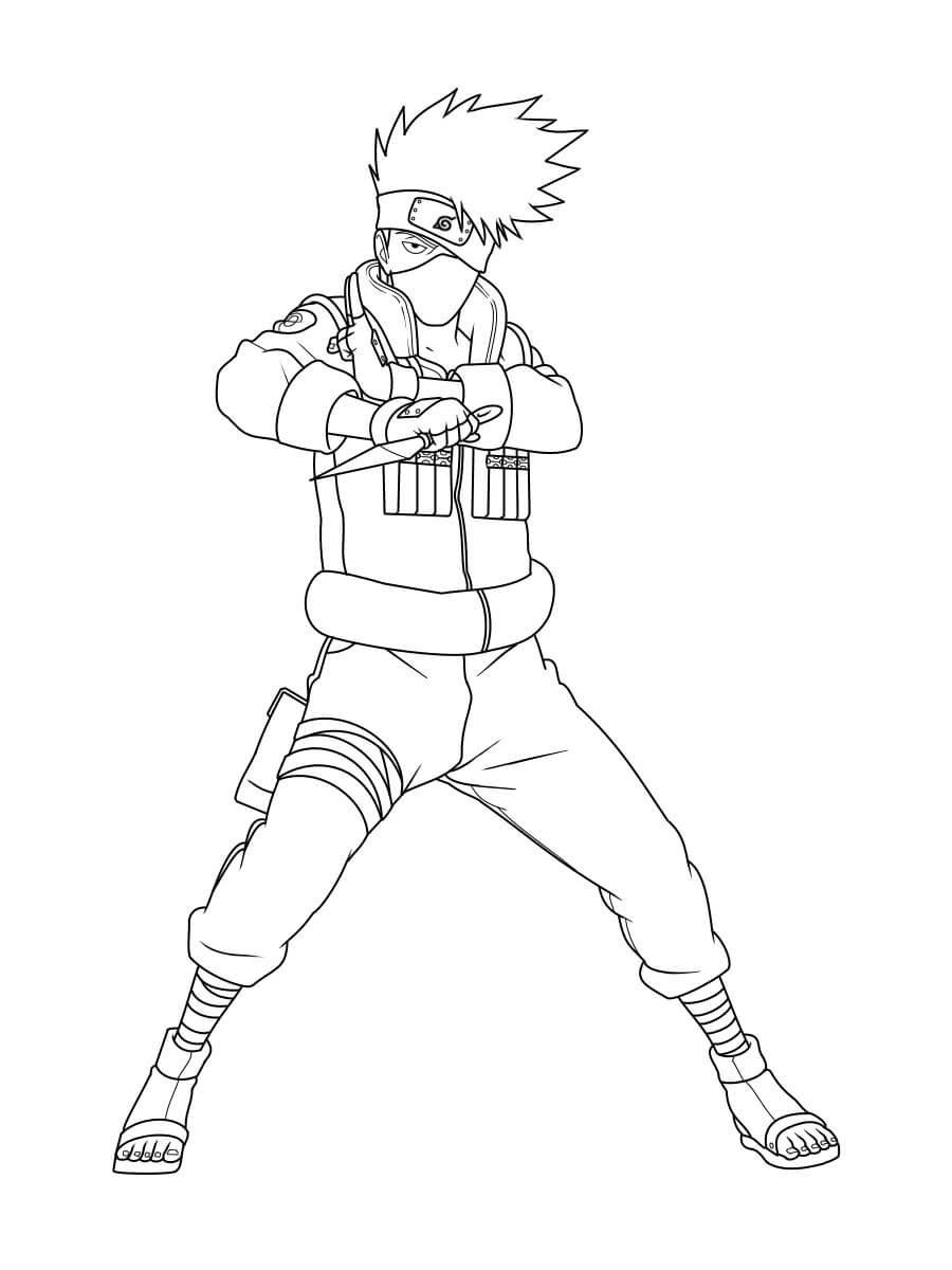 Hieno Kakashi Värityskuva