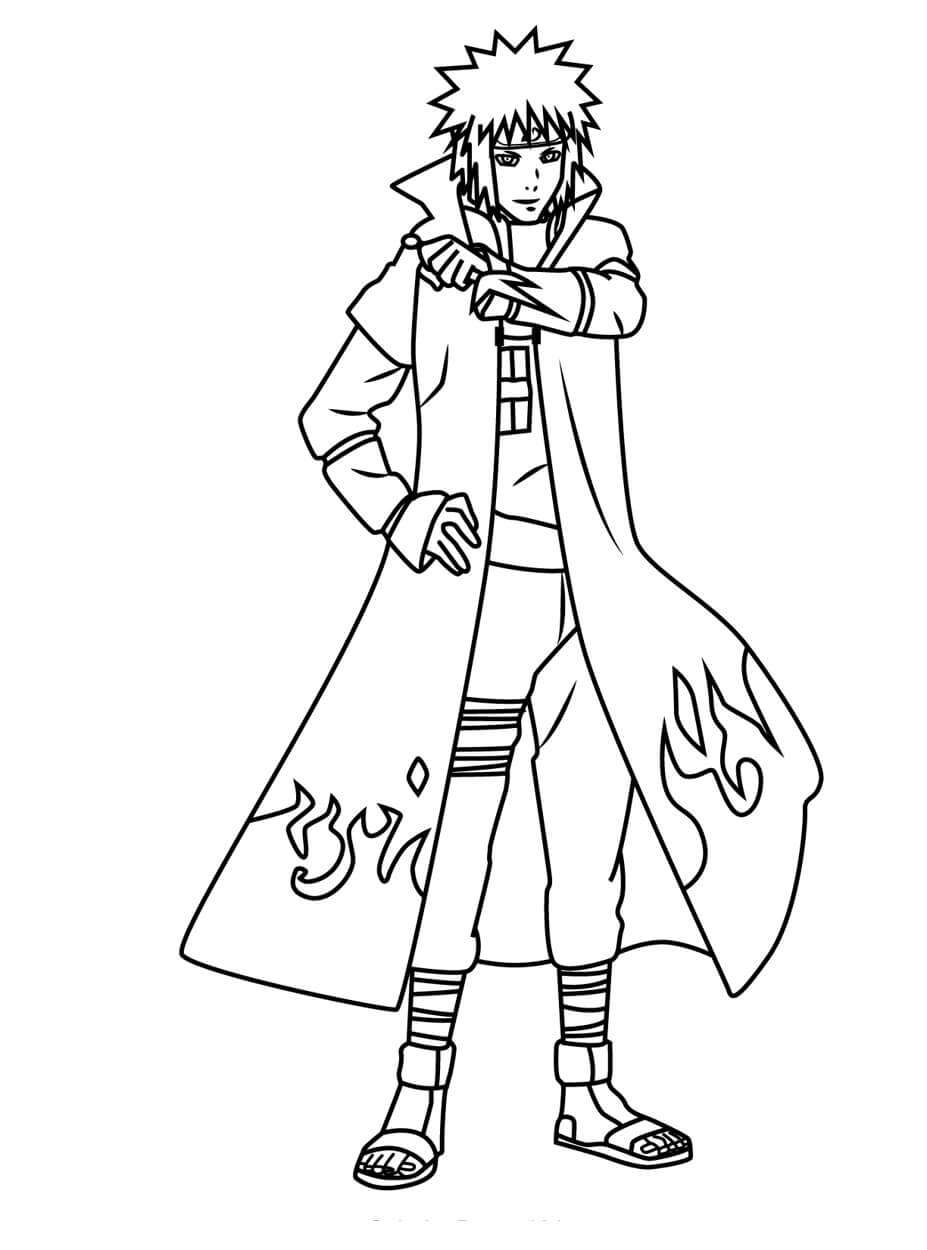 Hokage Minato Värityskuva