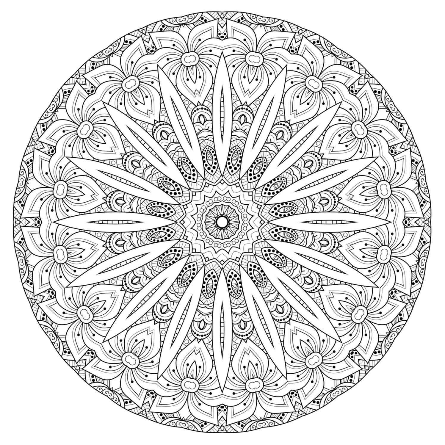 Joulu mandala ilmaisia kuvia Värityskuva