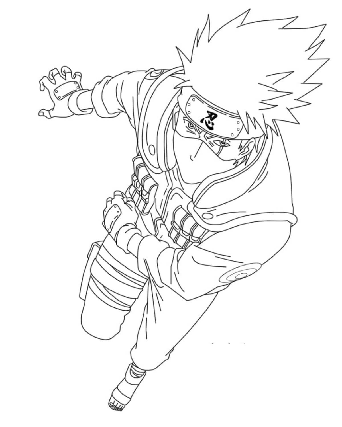Mahtava Kakashi Värityskuva