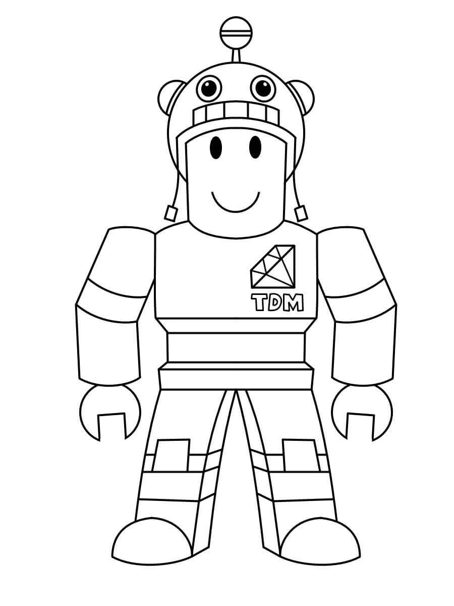 Roblox etsii timanttia Värityskuva