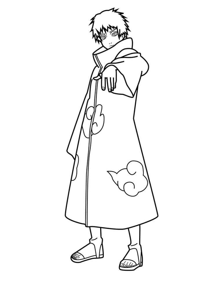 Sasori Narutossa Värityskuva