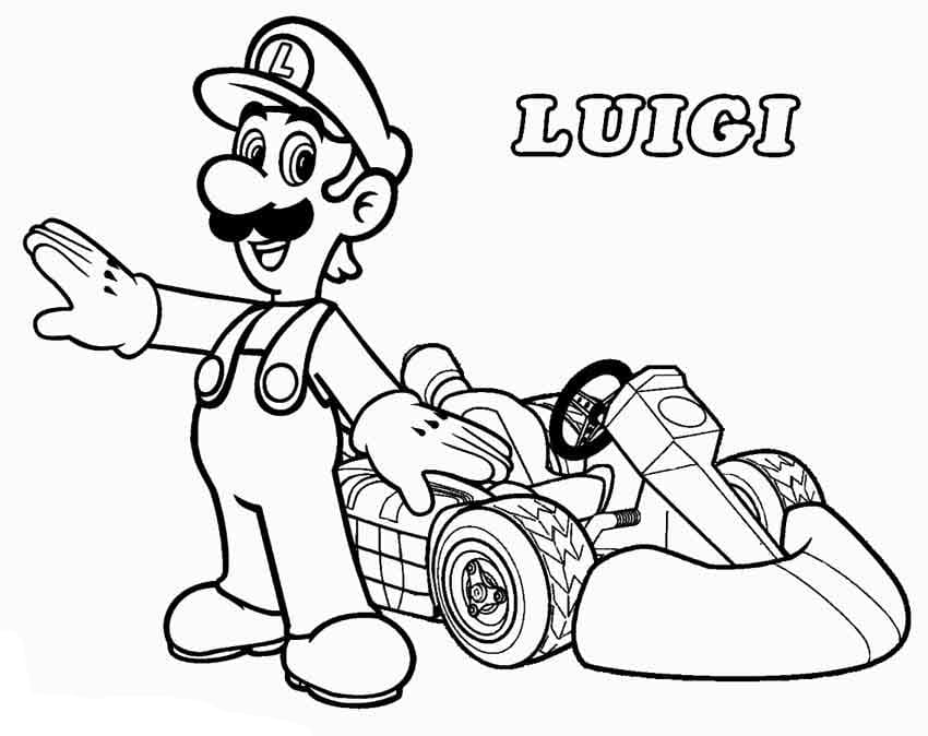 Mario Kart Image HDC Värityskuva