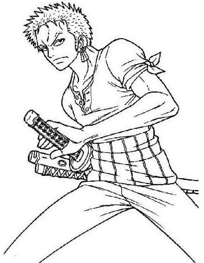 Roronoa Zoro Image Värityskuva