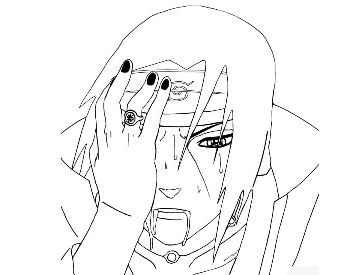 Akatsuki Itachi Värityskuva