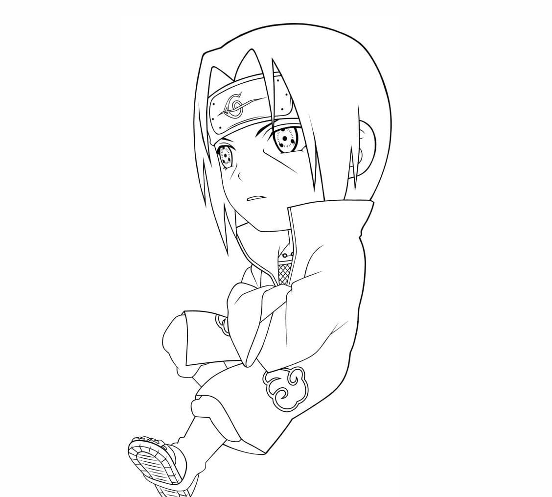 Chibi Itachi Värityskuva