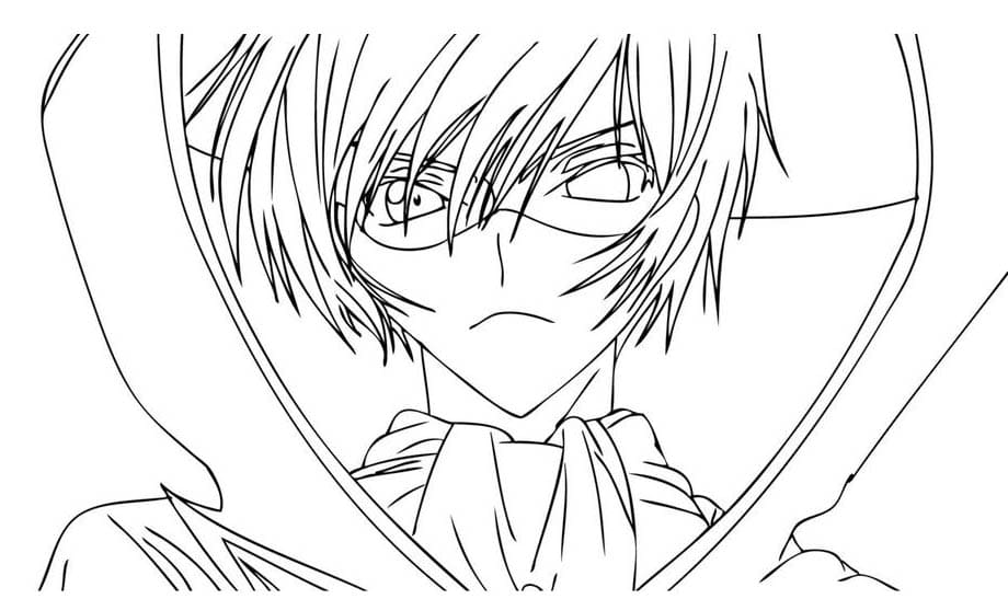 Lelouch Lamperouge coloring pages