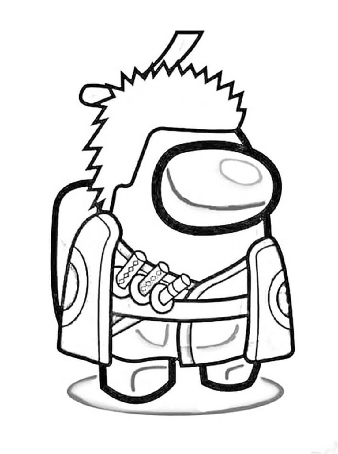 Keskuudessamme Skin Zoro Värityskuva