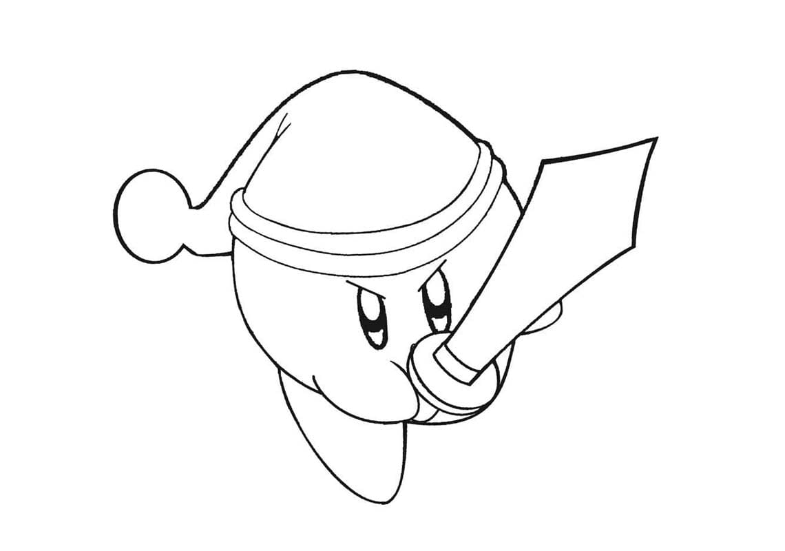 Kirby coloring pages