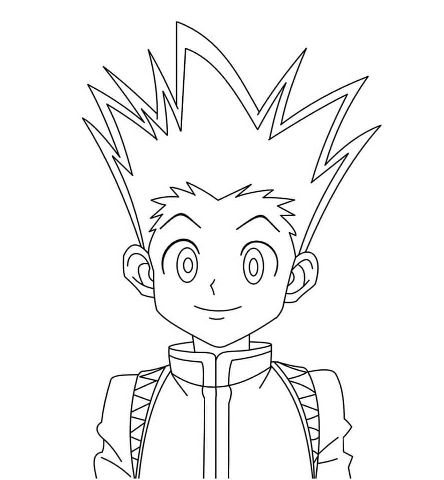 Gon Freecss coloring pages