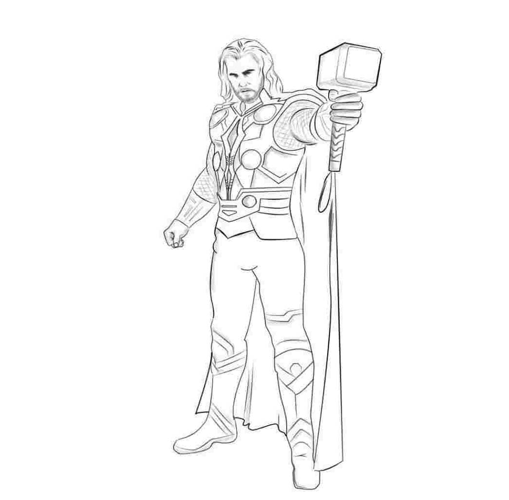 Normaali Thor Värityskuva