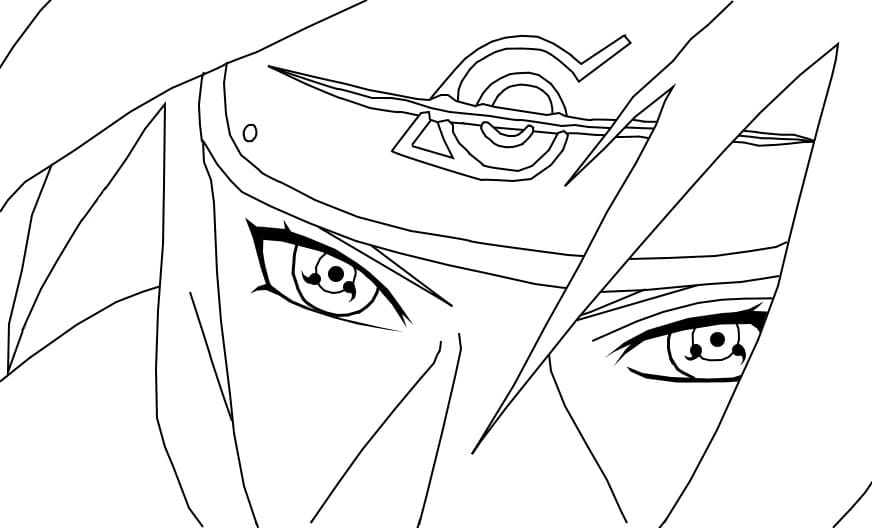 Sharingan's Itachi Värityskuva
