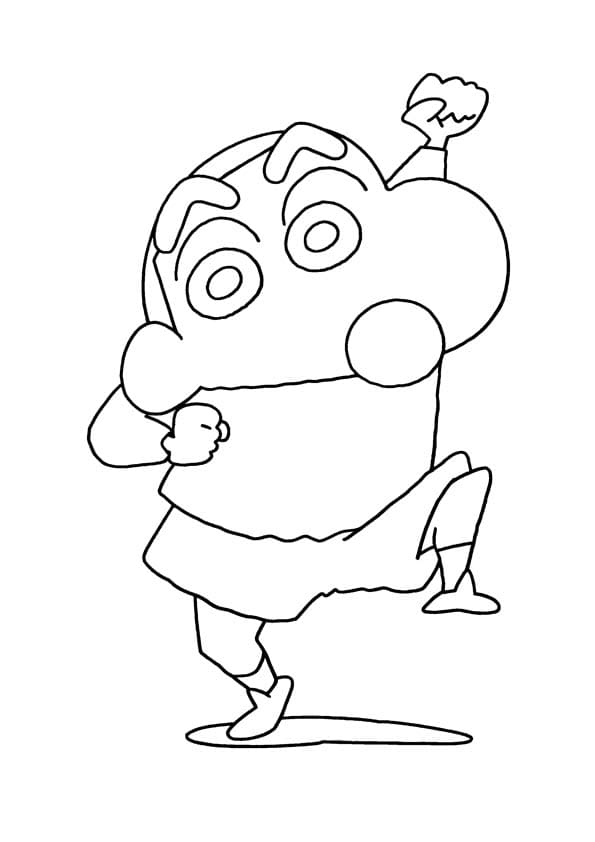 Crayon Shin-chan coloring pages