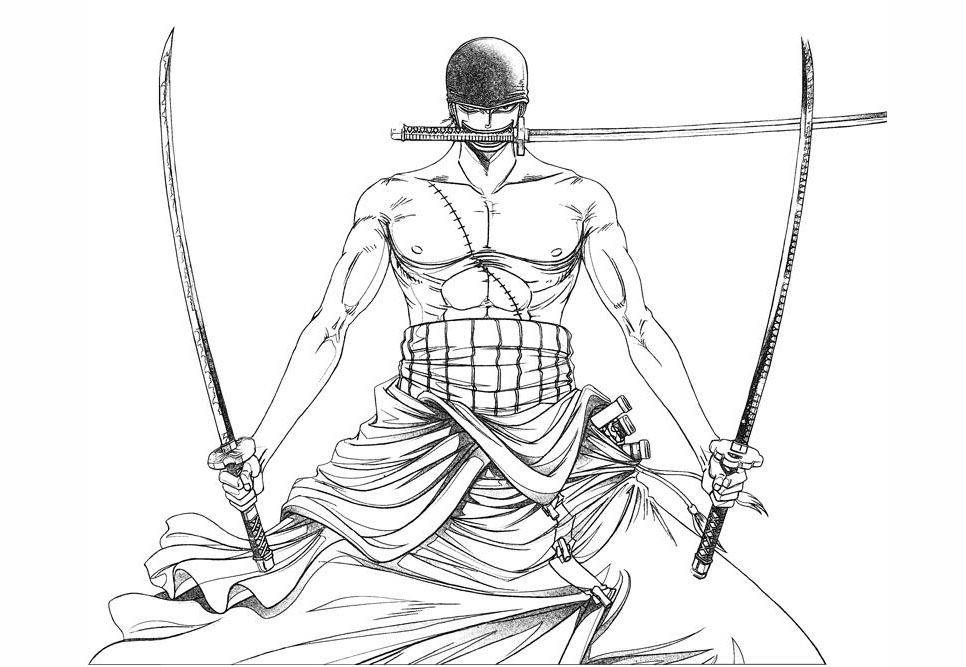Snapy Zoro Värityskuva