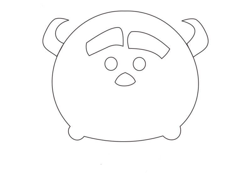 Sulley Tsum Tsum Värityskuva