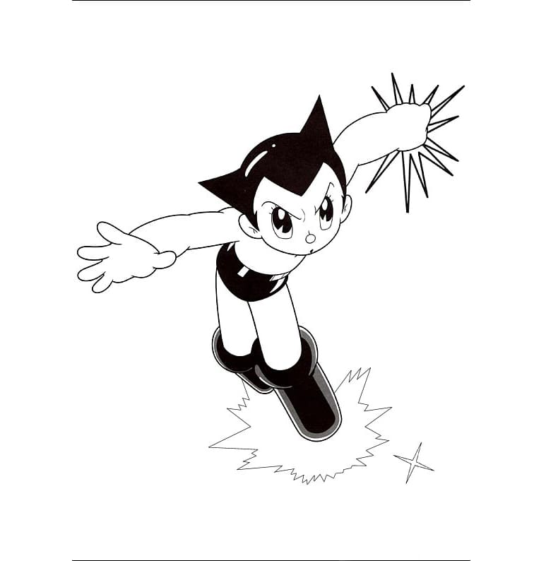 Tetsuwan Atom coloring pages