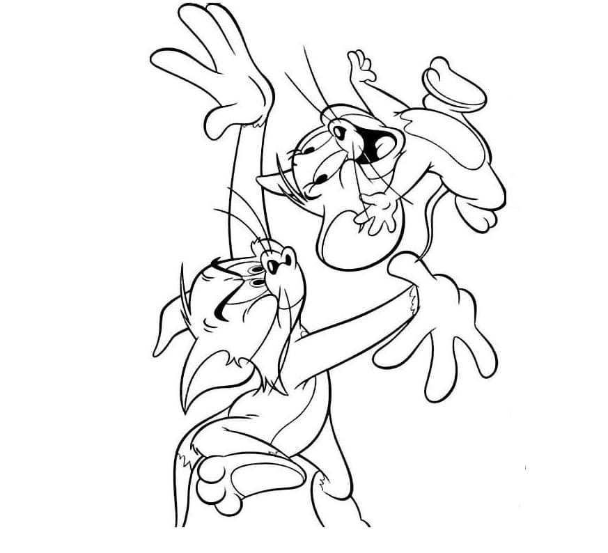 Tom ja Jerry coloring pages