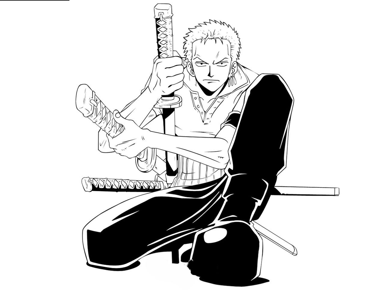 Zoro Knell Värityskuva