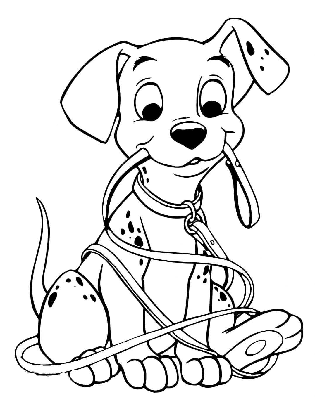101 dalmatialaista kuva Värityskuva