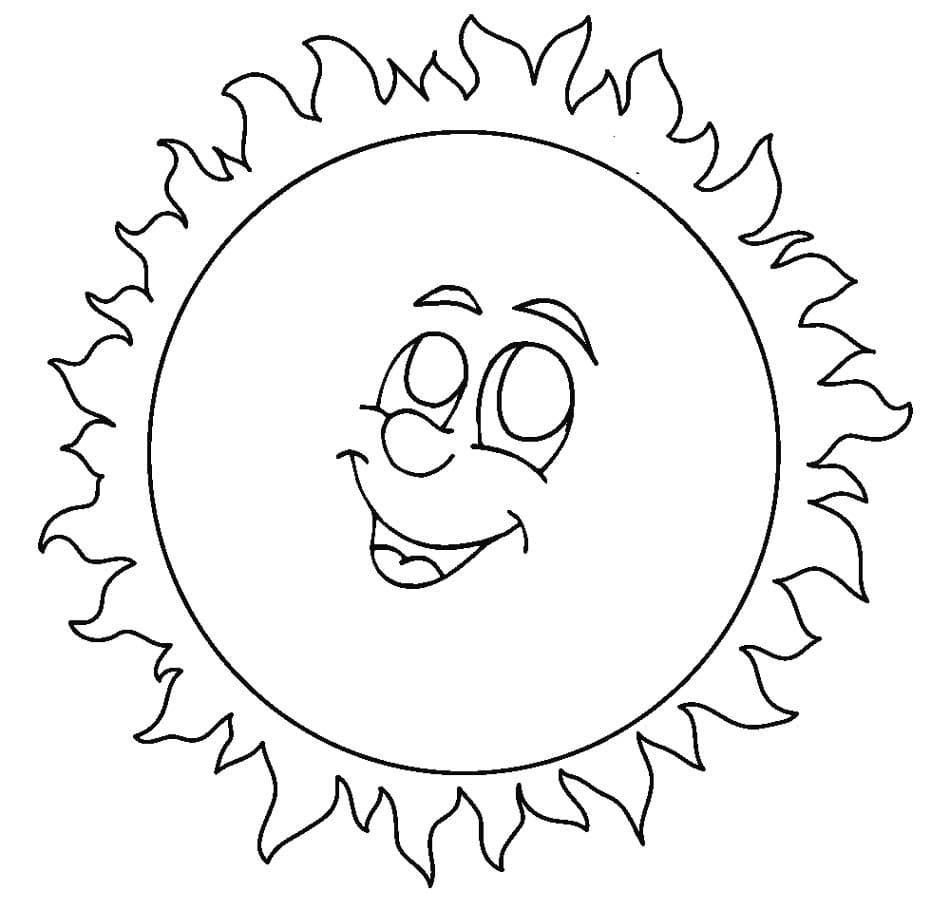 Free Lovely Sun Värityskuva