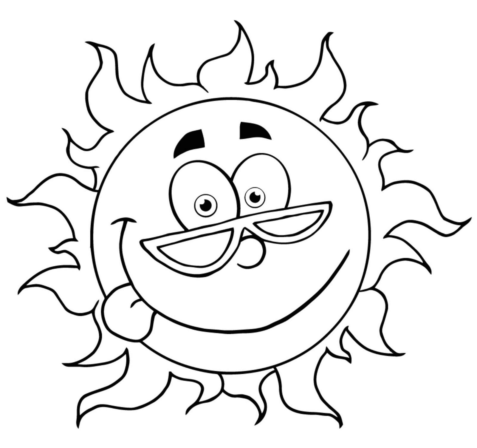 Funny Sun Värityskuva