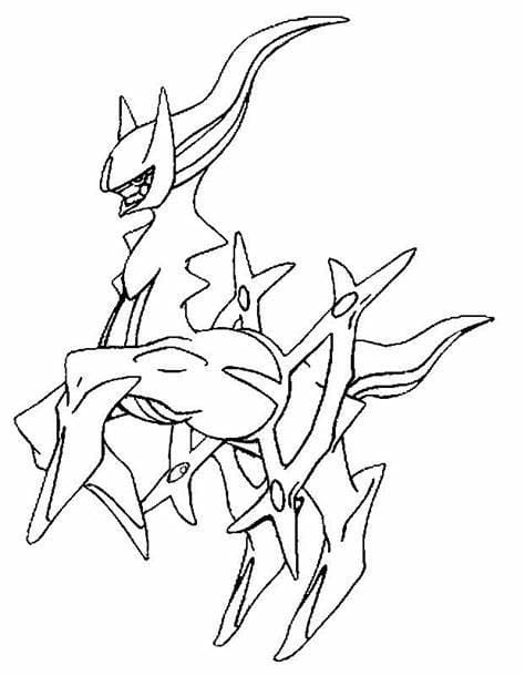 Arceus JPG Värityskuva
