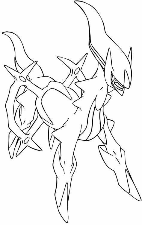 Arceus pokemon Värityskuva