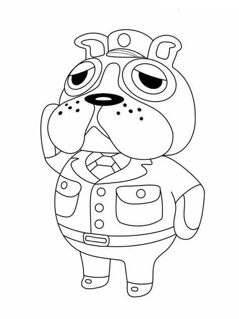 Ilmainen Animal Crossing Värityskuva