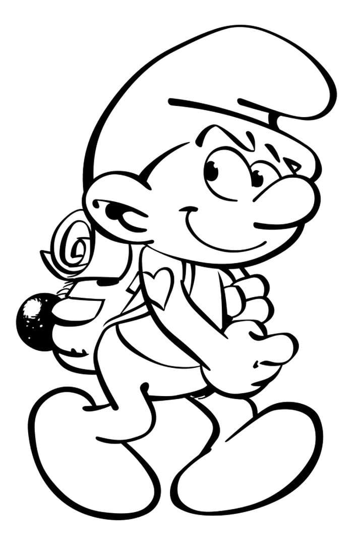 Smurffit coloring pages