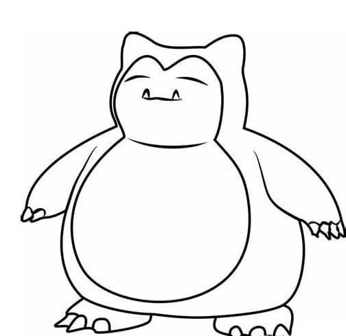 Snorlax Värityskuva