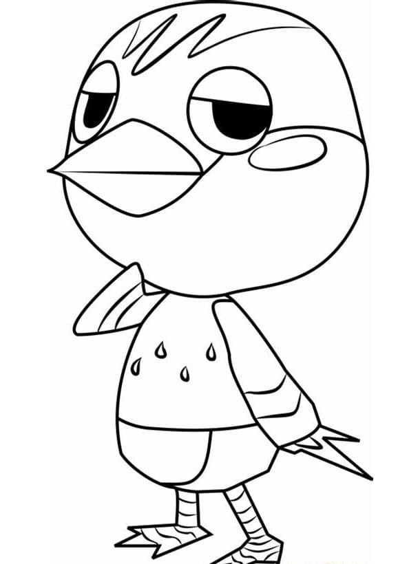 Söpö Animal Crossing Värityskuva