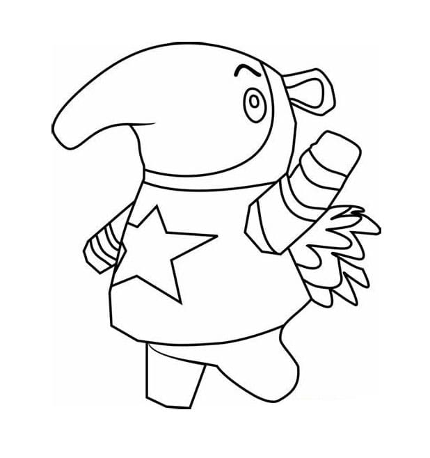 Tulosta Animal Crossing Image Värityskuva