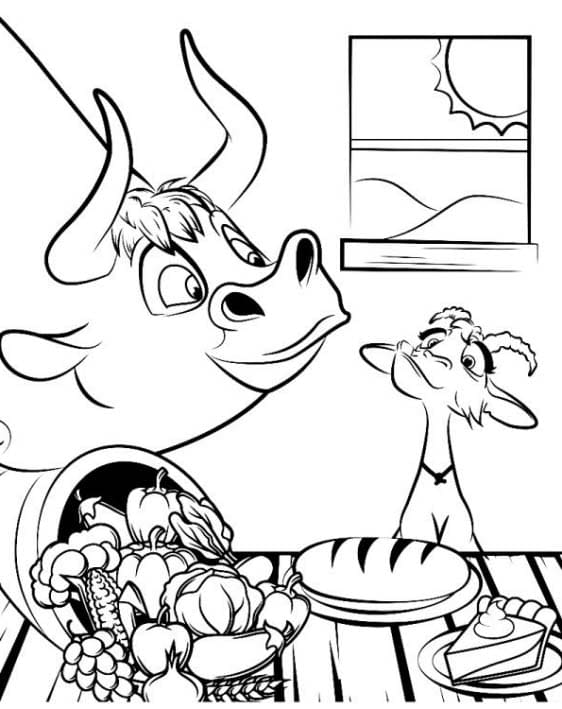 Ferdinand coloring pages