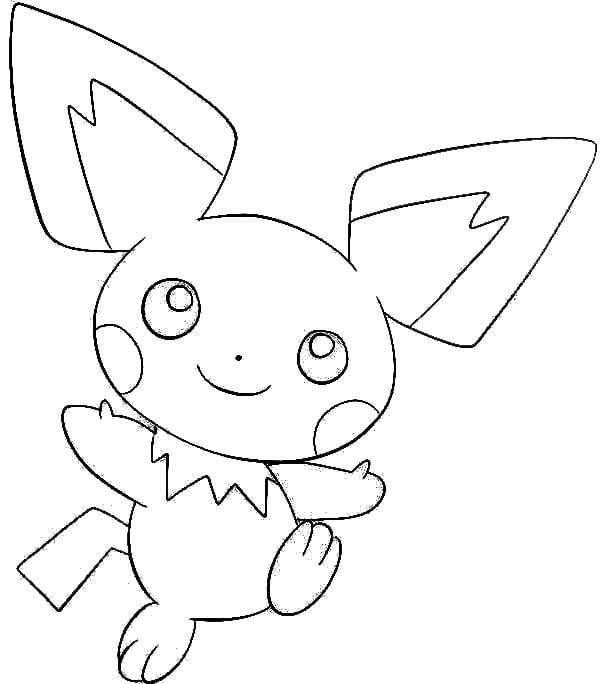 Pichu coloring pages