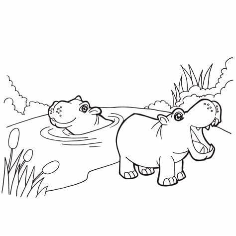 Virtahepo coloring pages