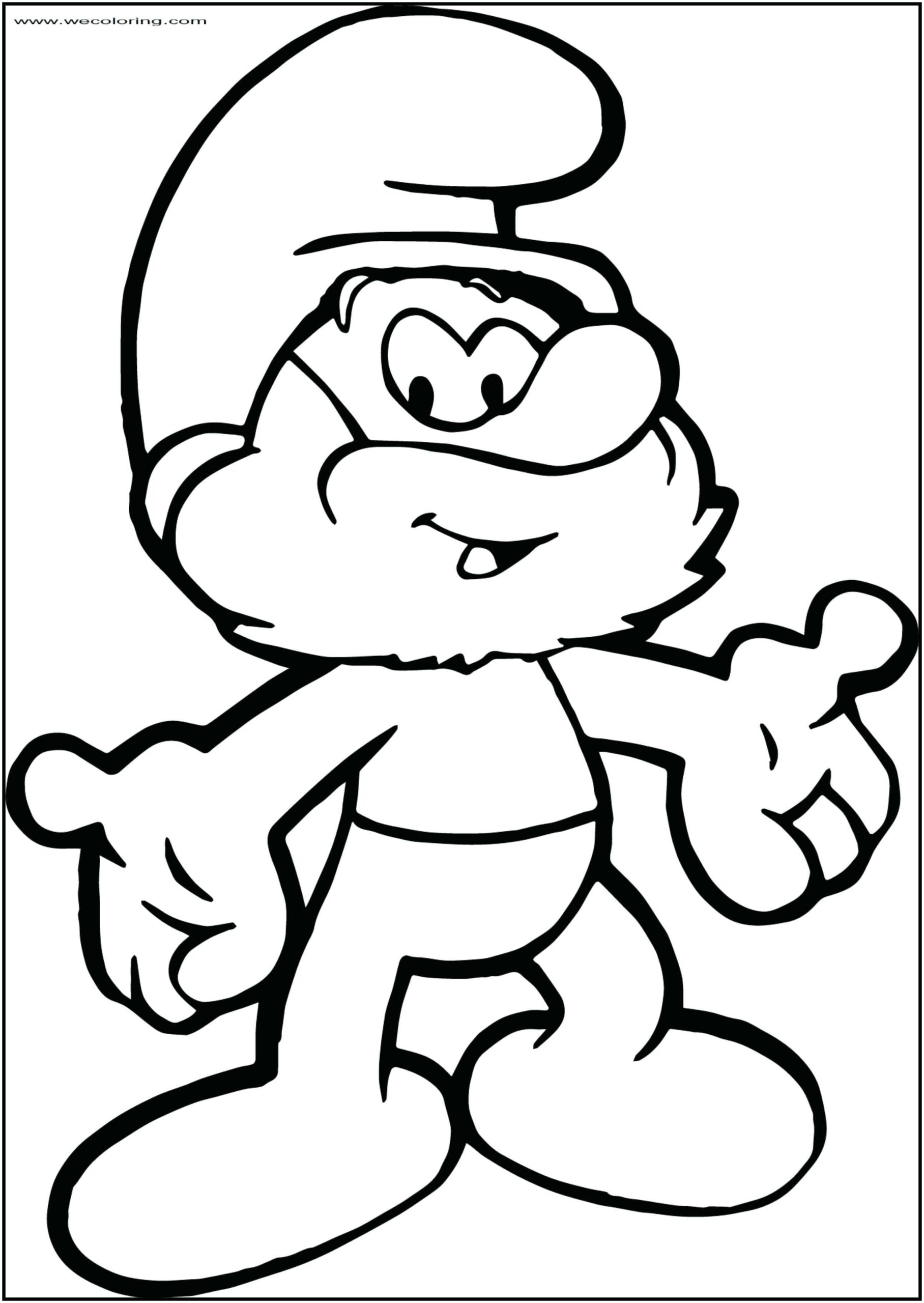Vanha Smurffi Värityskuva
