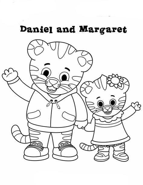 Daniel Tiger Värityskuva