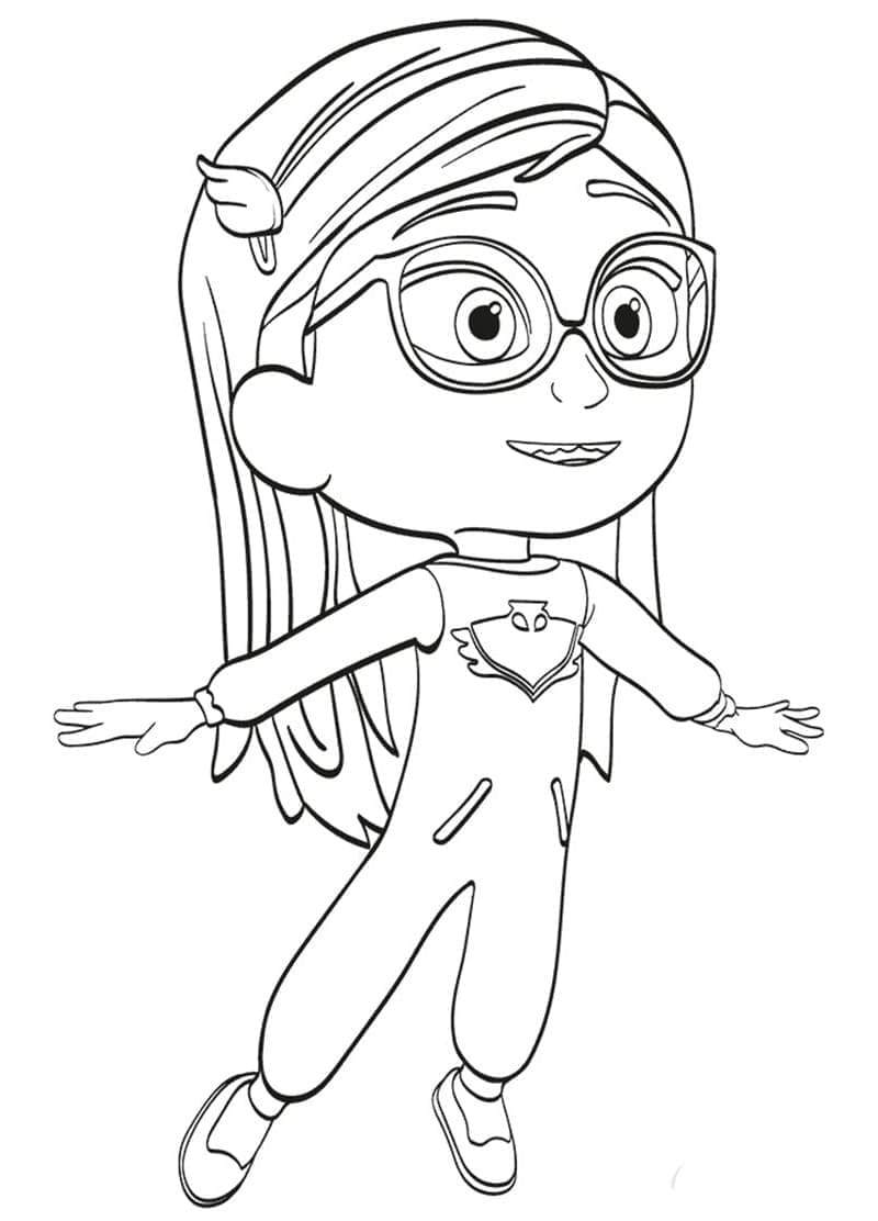 Amaya PJ Masks Värityskuva
