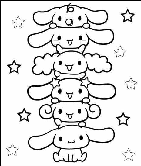 Cinnamoroll 1 Värityskuva
