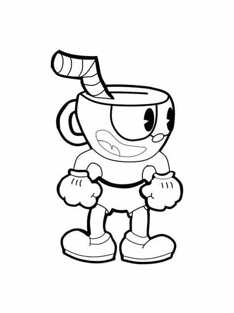Cuphead 1 Värityskuva