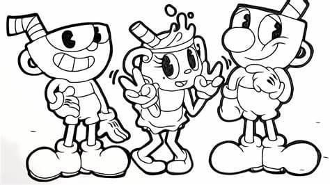 Cuphead JPG Värityskuva
