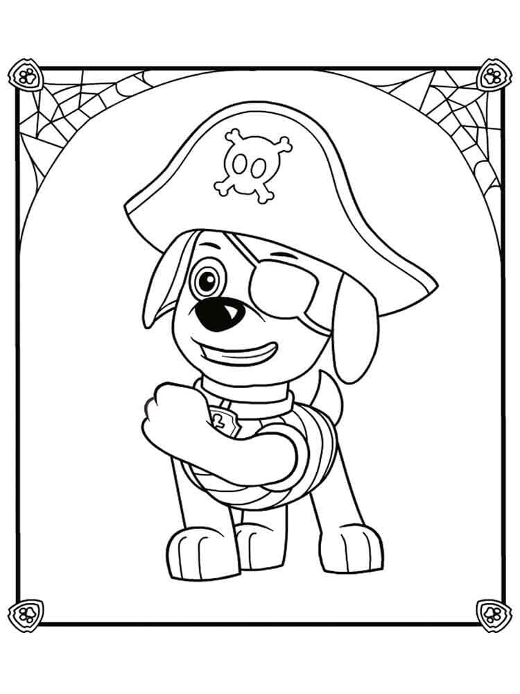 Halloween Tracker Paw Patrol Värityskuva