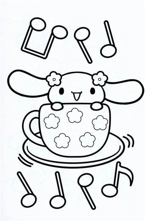 Ihana Cinnamoroll Värityskuva