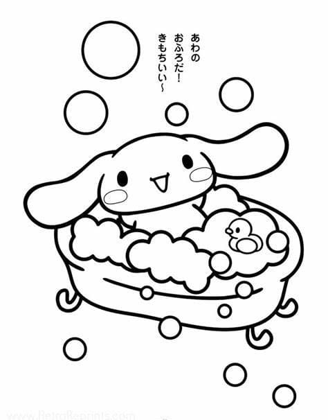 Ilmainen Cinnamoroll-kuva Värityskuva