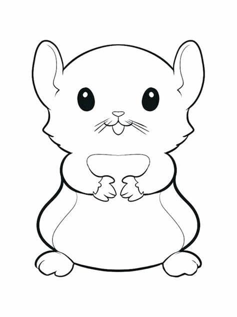 Ilmaiset hamsterit Värityskuva